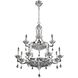 Orecchini 12 Light 36 inch Two Tone Silver Chandelier Ceiling Light