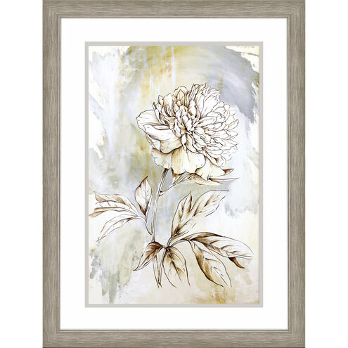 Florals Collection Beige Framed Art