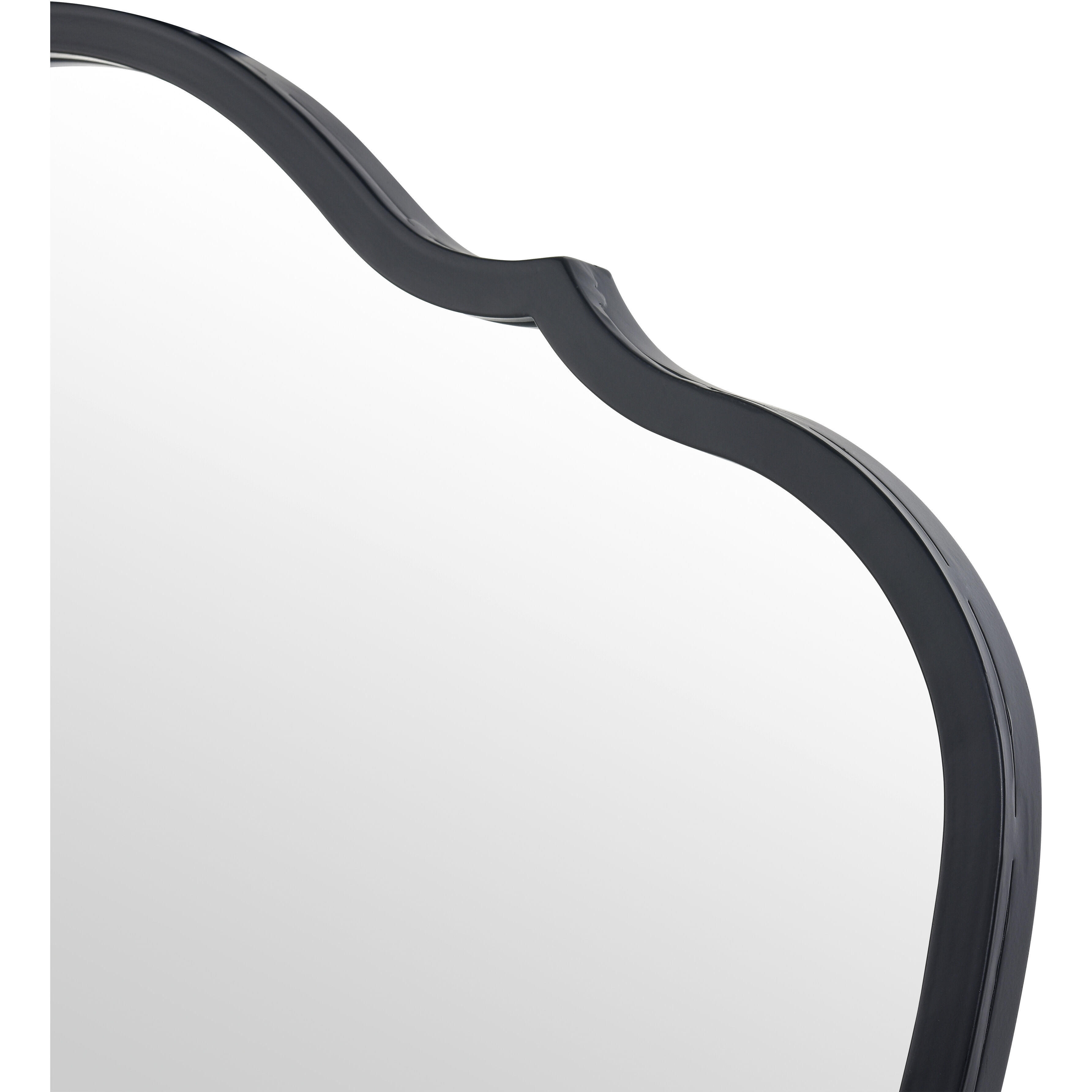 Middleton 31.75 X 22.75 inch Black with Mirror Wall Mirror