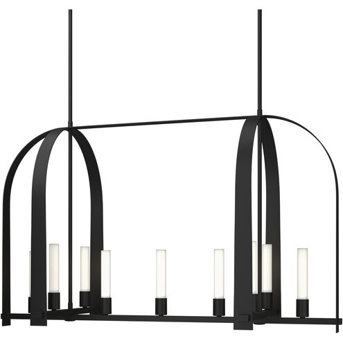 Triomphe 9 Light 41 inch Black Linear Pendant Ceiling Light