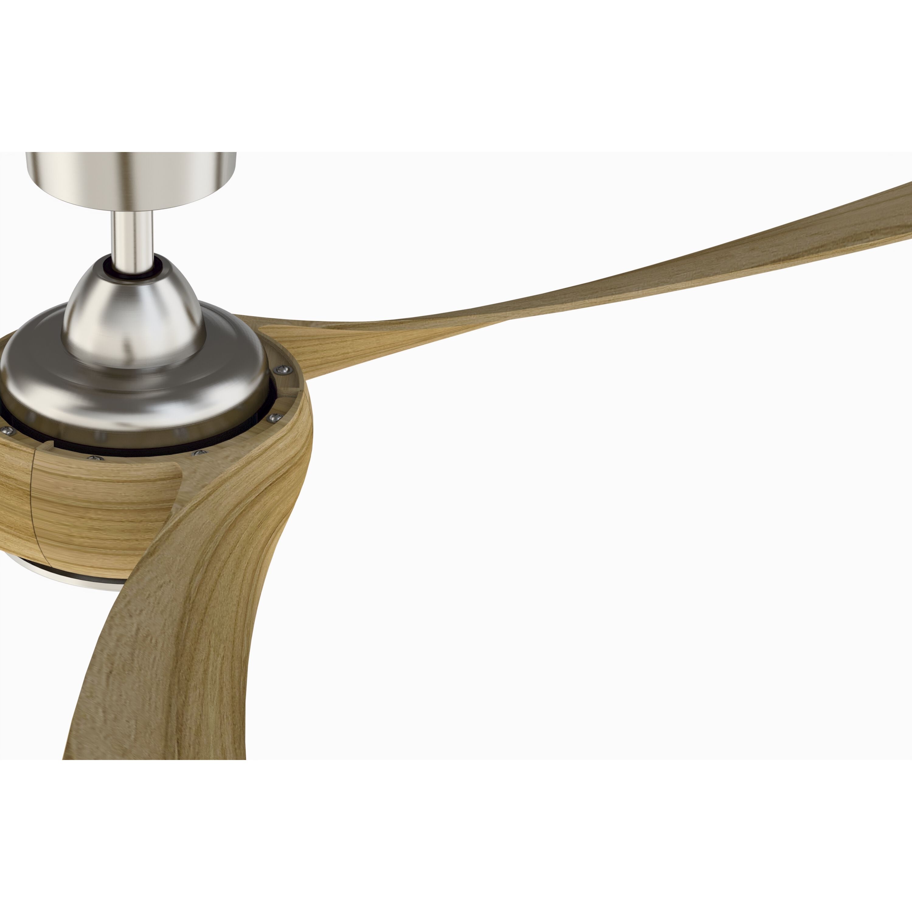 Wrap Custom 8.88 inch Brushed Nickel Fan Motor Only