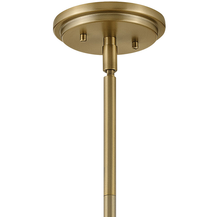 Argo LED 20 inch Heritage Brass Indoor Pendant Ceiling Light