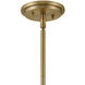 Argo LED 20 inch Heritage Brass Indoor Pendant Ceiling Light