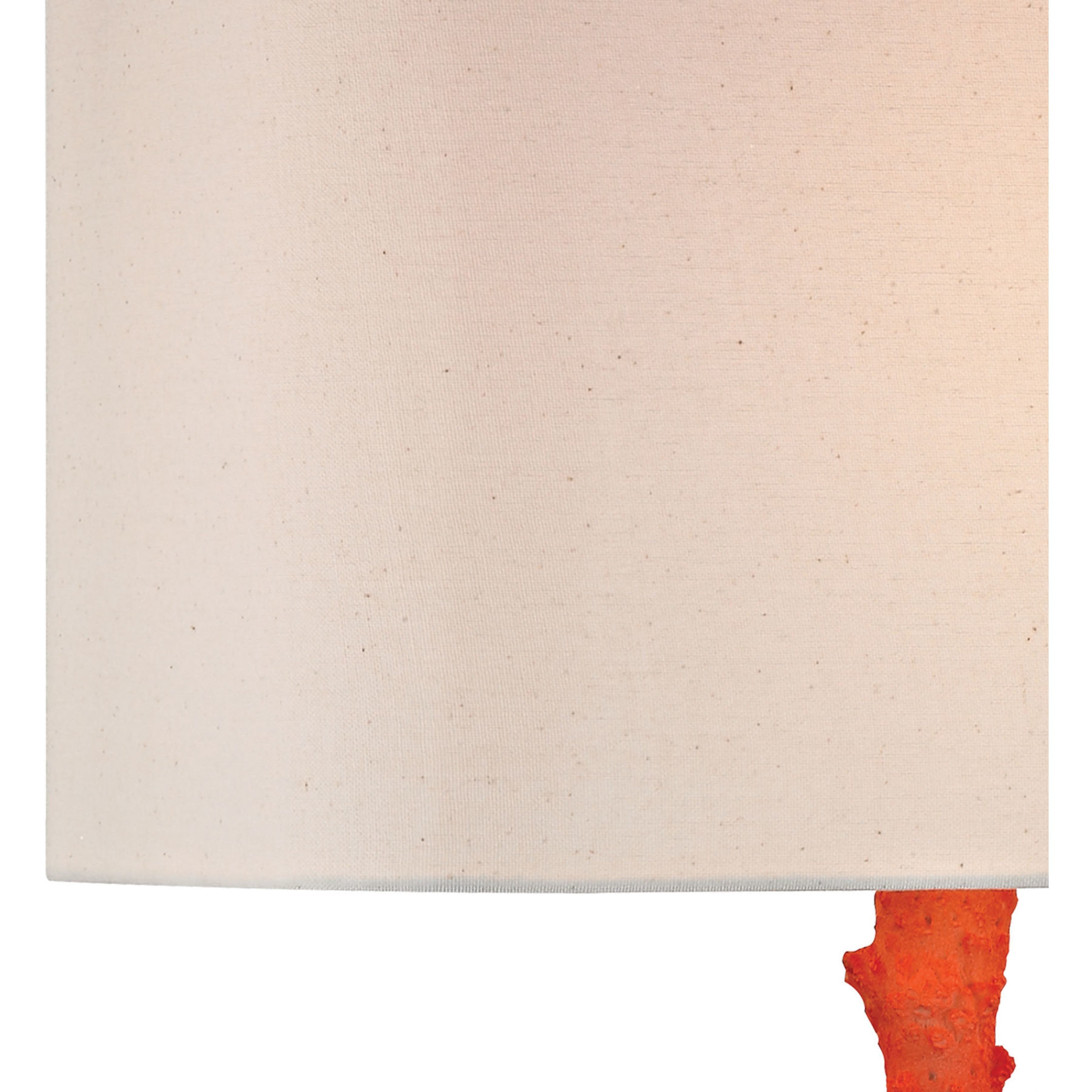 Red Coral 28 inch 150 watt Red Table Lamp Portable Light