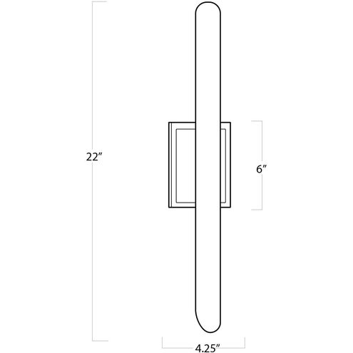 Redford 2 Light 4.25 inch Polished Nickel Wall Sconce Wall Light