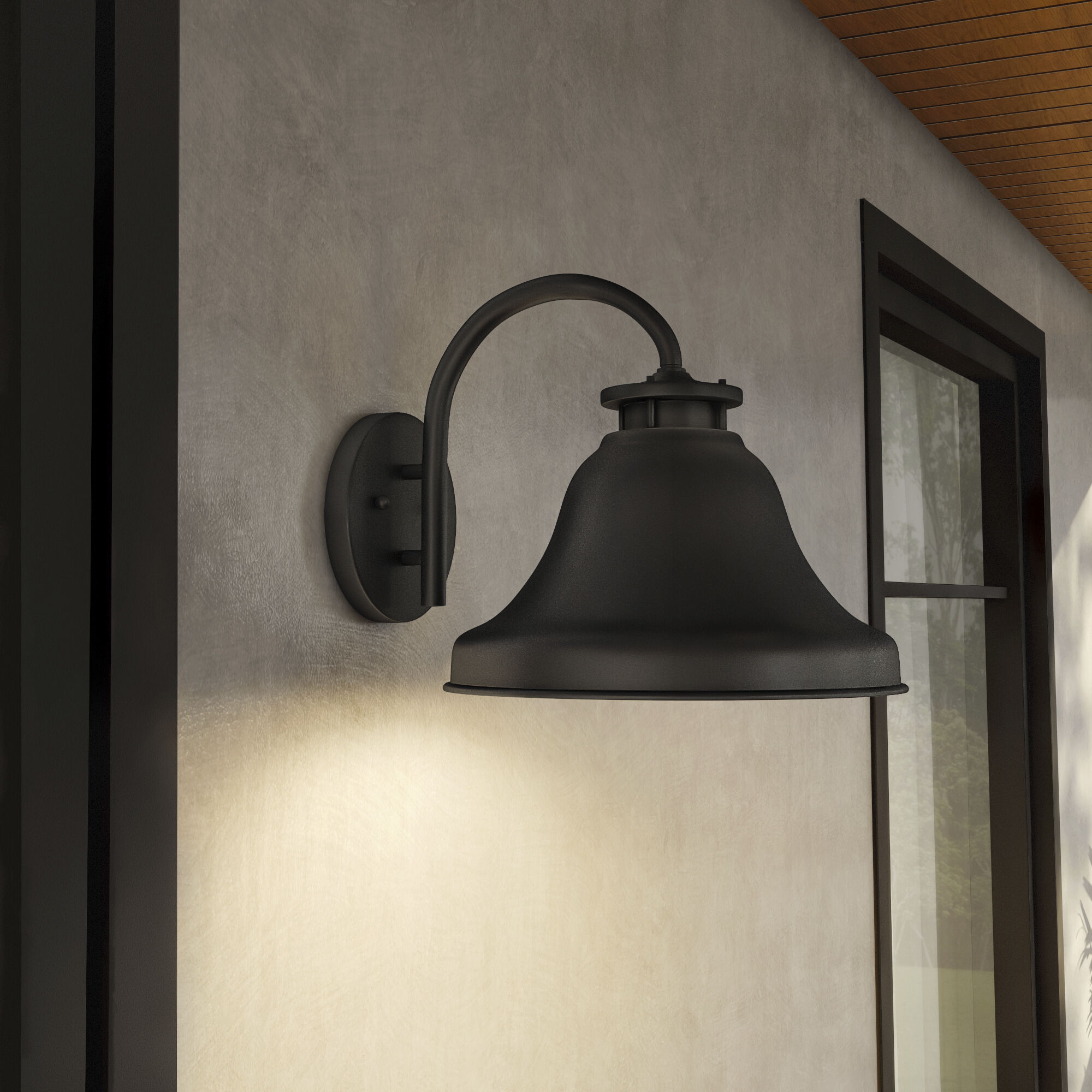 Bayport 1 Light 10 inch Bronze Outdoor Wall Lantern