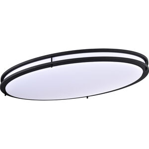 Glamour LED 18 inch Matte Black Flush Mount Ceiling Light