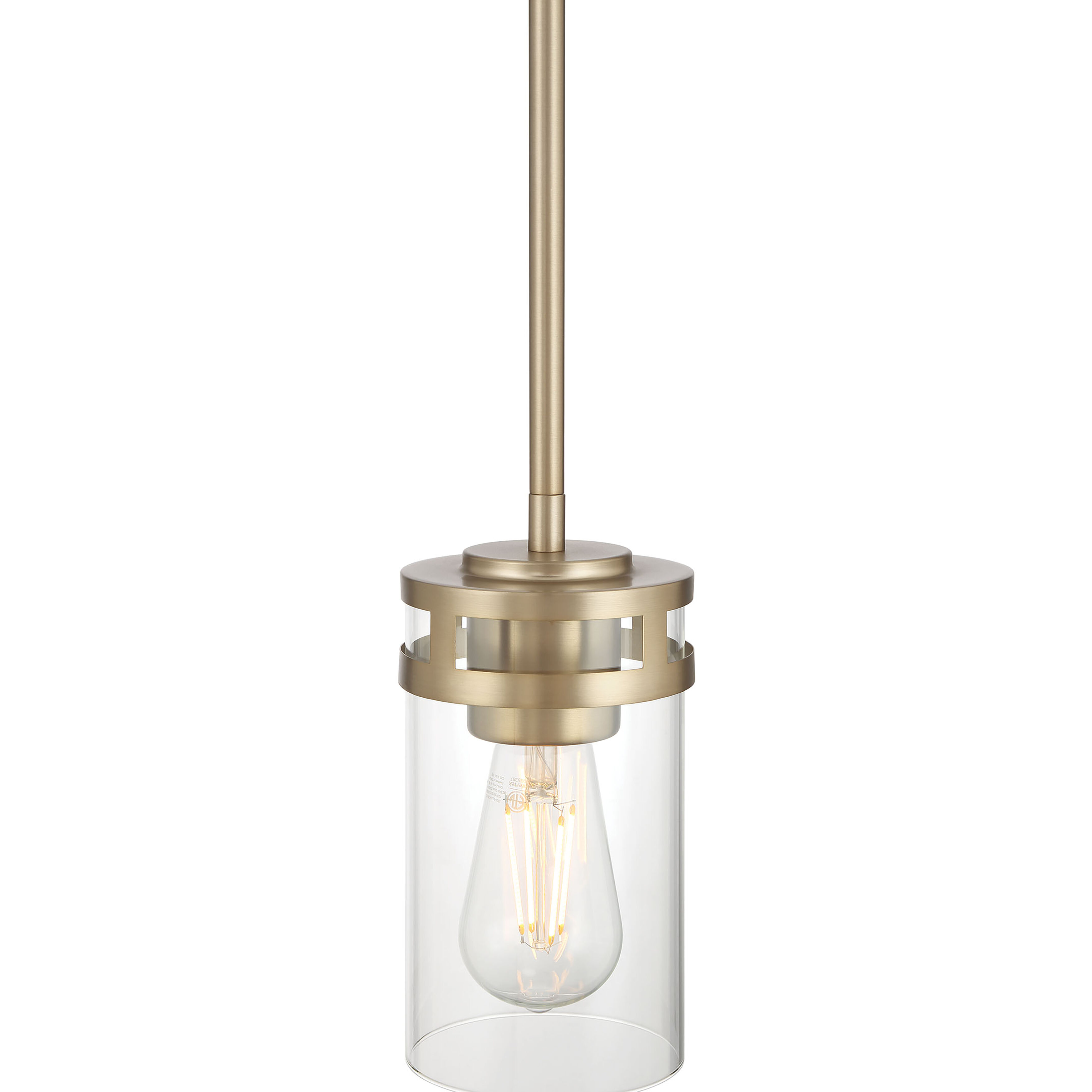 Lunden 1 Light 4 inch Modern Gold Mini Pendant Ceiling Light
