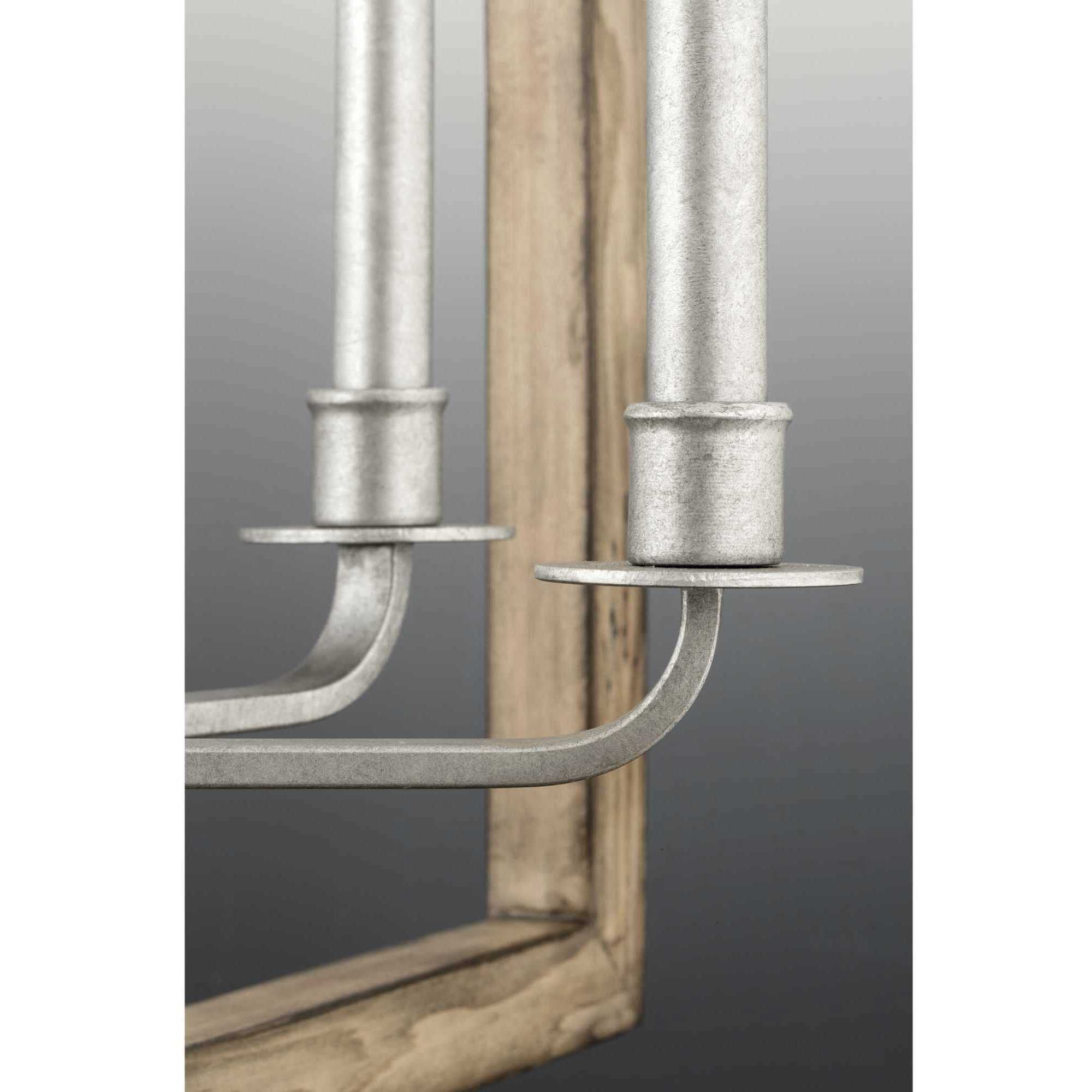 Turnbury 4 Light 16 inch Galvanized Chandelier Ceiling Light, Design Series