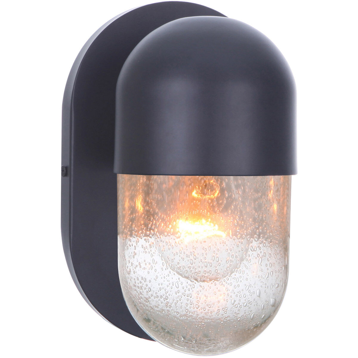 Pill 1 Light 5.25 inch Flat Black Wall Sconce Wall Light