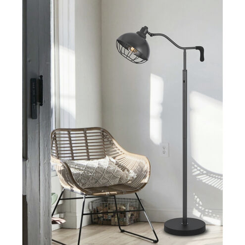 Taloga 56 inch 60.00 watt Black Iron Floor Lamp Portable Light