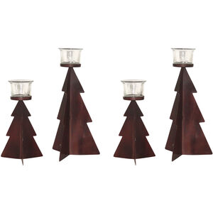Holiday Tree Clear with Rustic Holiday Lighting