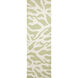 Boardwalk 96 X 30 inch Lime, Ivory Rug