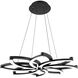 Bloom LED 32 inch Black Chandelier Ceiling Light