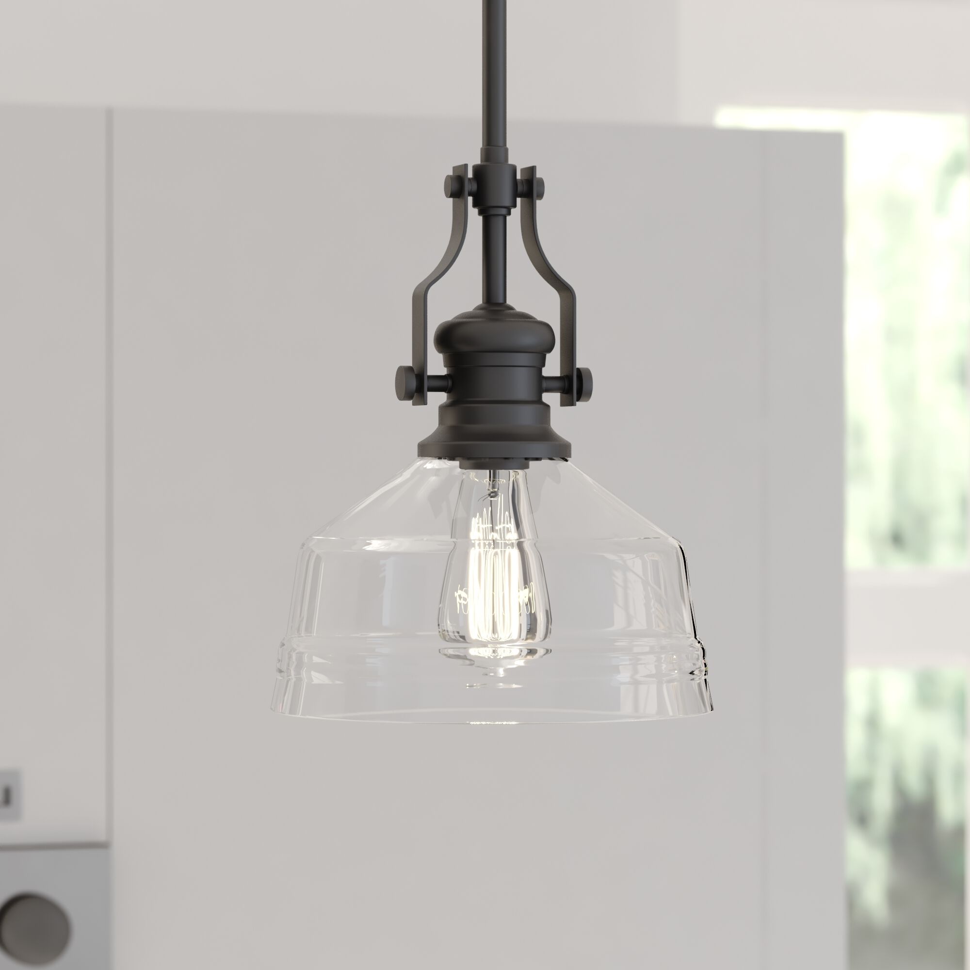 Beloit LED 9 inch Matte Black Mini Pendant Ceiling Light