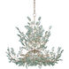 Baobab 12 Light 41 inch Contemporary Silver Leaf and Contemporary Silver Chandelier Ceiling Light, Large
