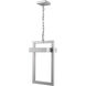 Luttrel LED 11 inch Silver Outdoor Chain Mount Ceiling Fixture