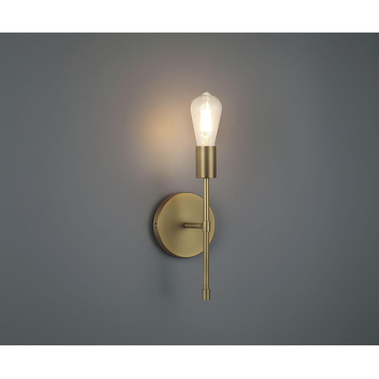 Iconic II LED 5 inch Antique Brushed Brass Wall Sconce Wall Light