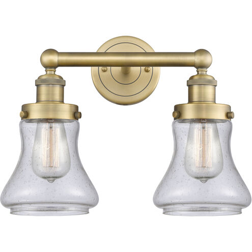 Bellmont 2 Light 15.5 inch Brushed Brass Bath Vanity Light Wall Light in Seedy