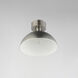 Dawn 1 Light 12 inch Satin Nickel Semi-Flush Mount Ceiling Light