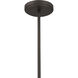Dalvor 3 Light 14 inch Dark Bronze Pendant Ceiling Light
