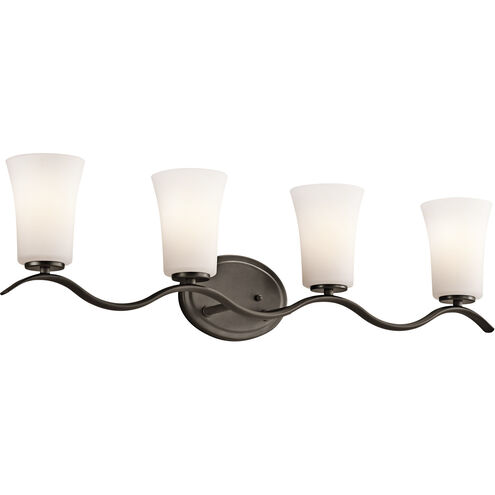 Armida 4 Light 32 inch Olde Bronze Wall Mt Bath 4 Arm Wall Light in Incandescent