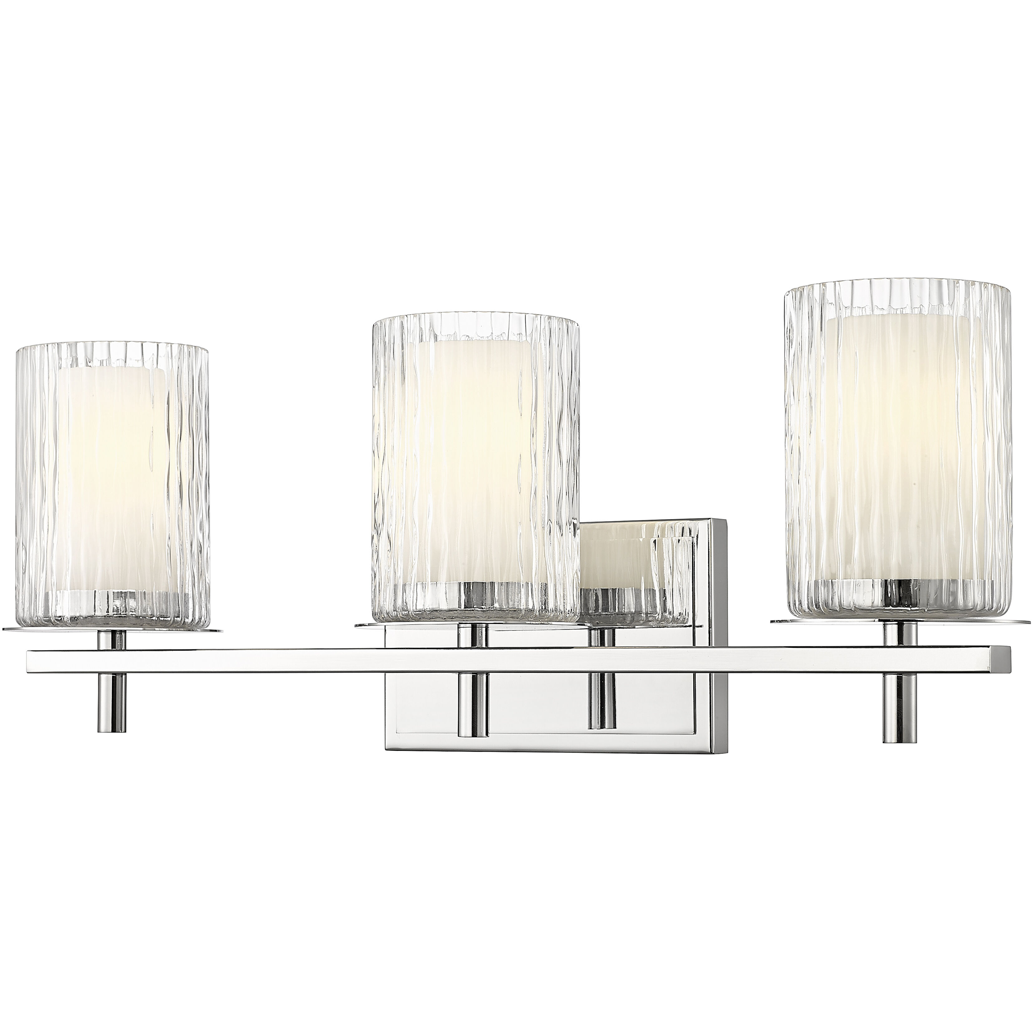 Grayson 3 Light 23 inch Chrome Vanity Wall Light