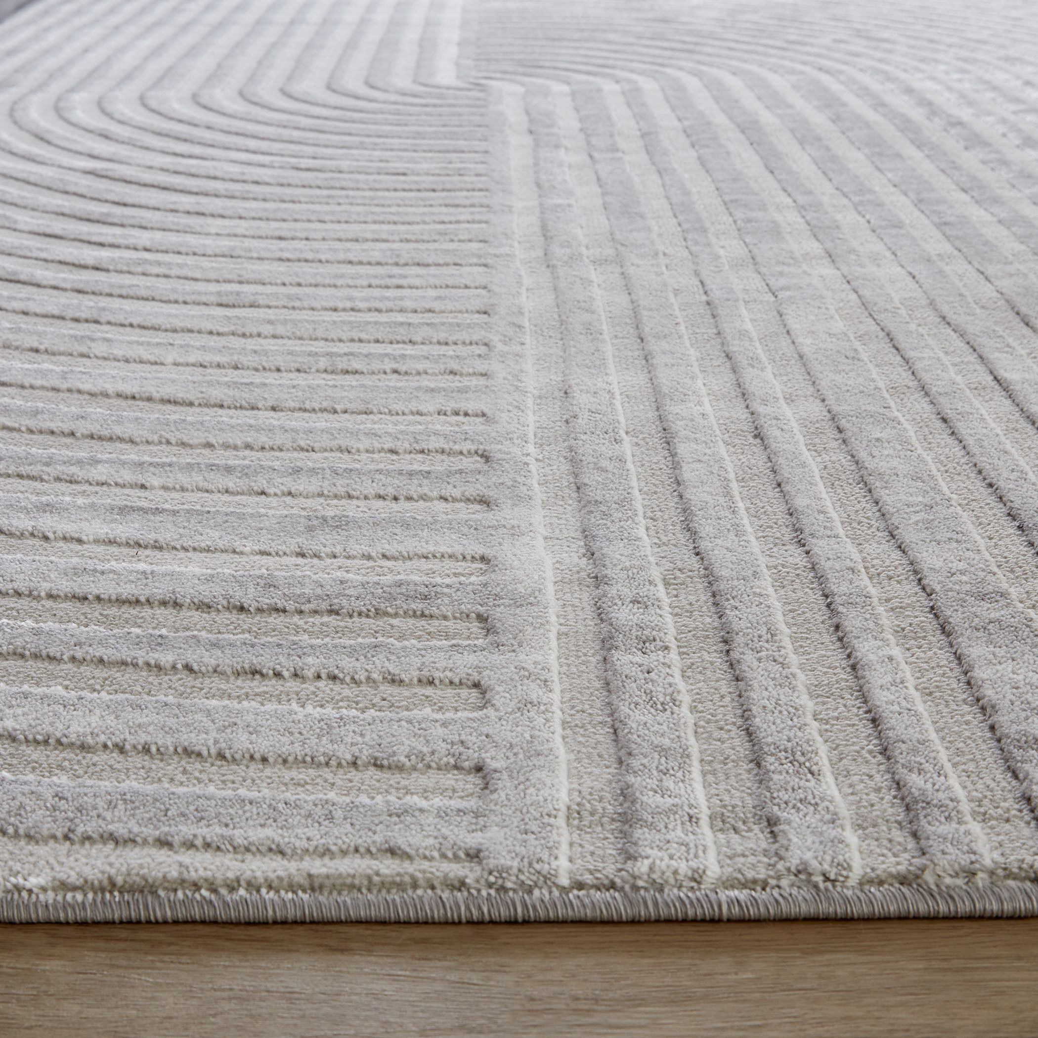 Eclectic Luxe 130 X 94 inch Neutral Rug in 8 x 11