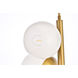 Wells 4 Light 18 inch Brass Pendant Ceiling Light