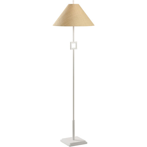 Overhill 50 inch 100.00 watt White/Cream Floor Lamp Portable Light