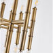 Canada 42 Light 14 inch Gold Chandelier Ceiling Light, Bamboo Pipe 