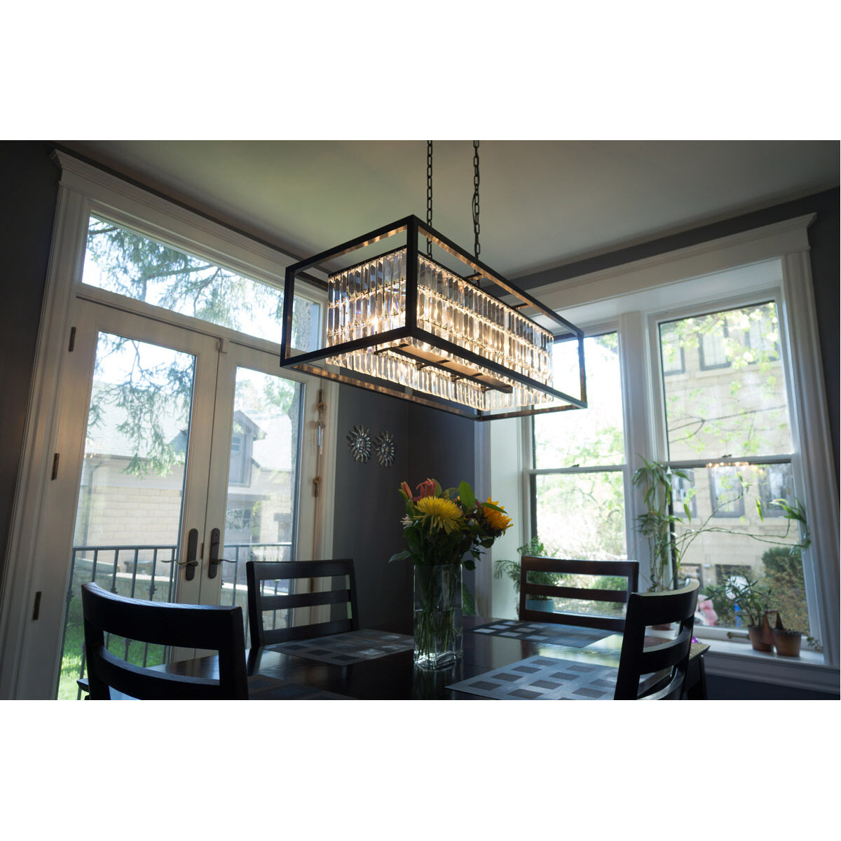 Vaxcel P0183 Catana LED 40 inch Oil Rubbed Bronze Linear Chandelier Ceiling Light