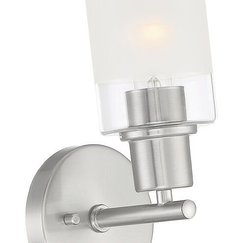 Cedar Lane 1 Light 6 inch Brushed Nickel Vanity Light Wall Light