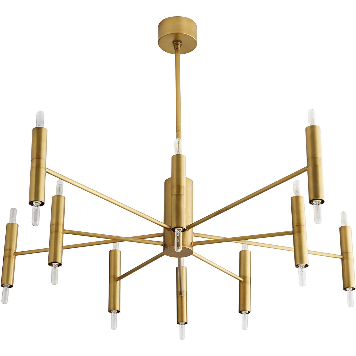 Bozeman 20 Light 46 inch Antique Brass Chandelier Ceiling Light, Essential Lighting