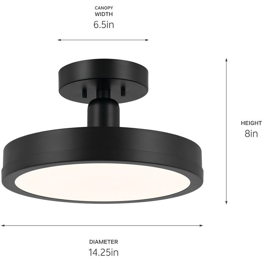 Semi flush mount led lighting cheap