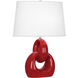 Fusion 27 inch 150.00 watt Ruby Red Table Lamp Portable Light