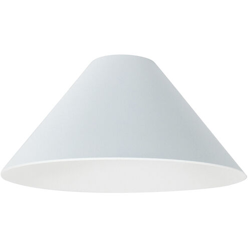 iLENE White with White 8 inch Cylinder Shade