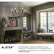Alister LED 33 inch Buckeye Bronze Indoor Linear Chandelier Ceiling Light