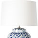 Southern Living Royal 28 inch 150.00 watt Blue Table Lamp Portable Light