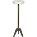Fiasco 26.5 X 8.5 inch Antique Silver Side Table