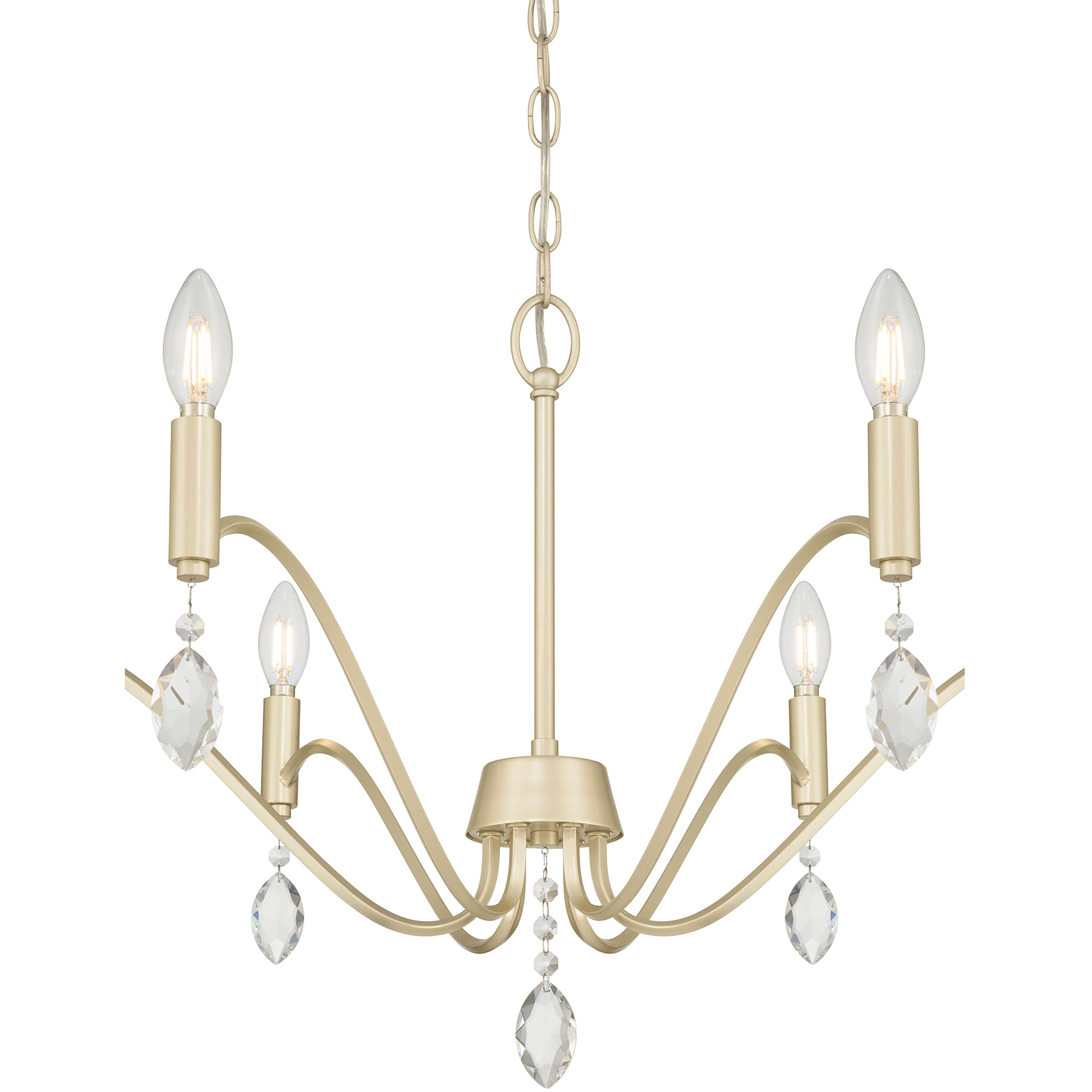 Aureline 6 Light 28 inch Aged Silver Chandelier Ceiling Light