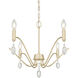 Aureline 6 Light 28 inch Aged Silver Chandelier Ceiling Light