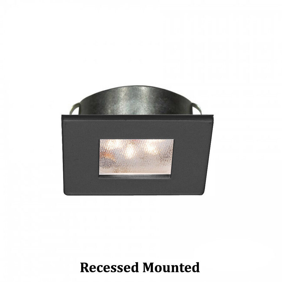 LED Button Light 24 LED 2.25 inch Black Puck Light in 3000K