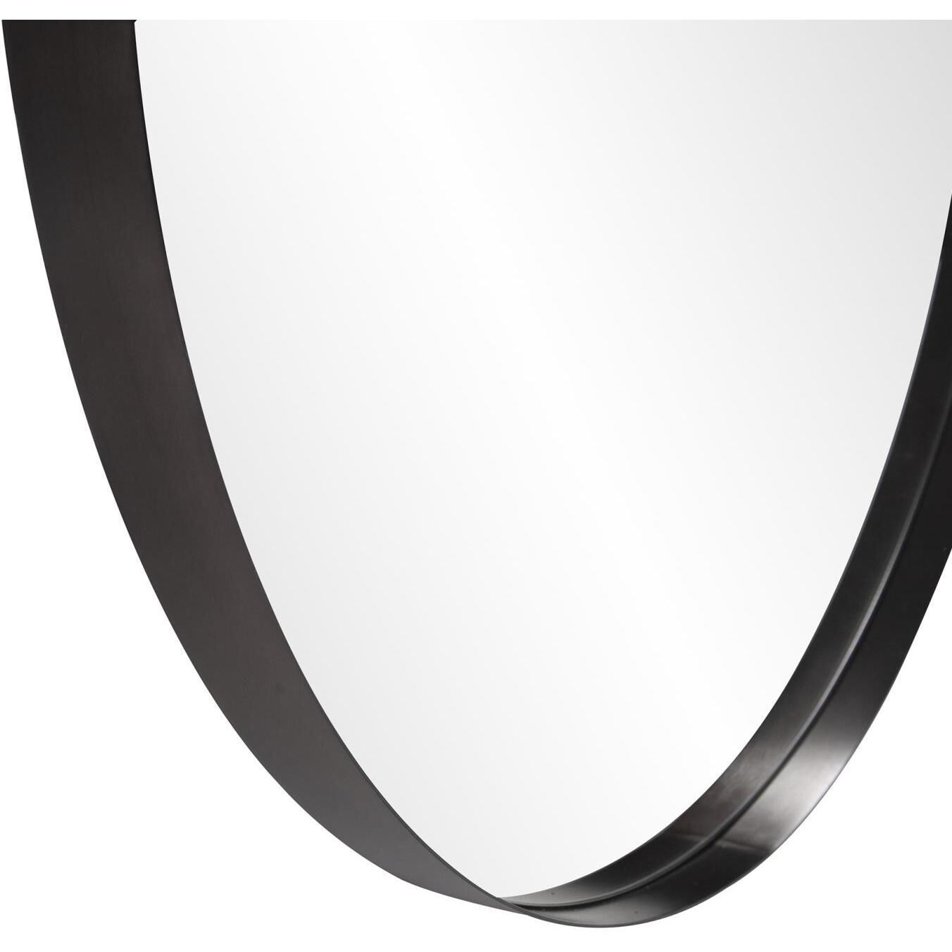 Steele 36 X 36 inch Black Mirror