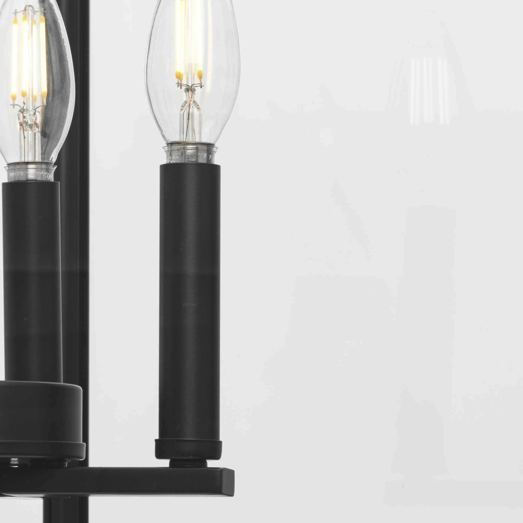 Hillcrest 4 Light 13 inch Matte Black Foyer Light Ceiling Light