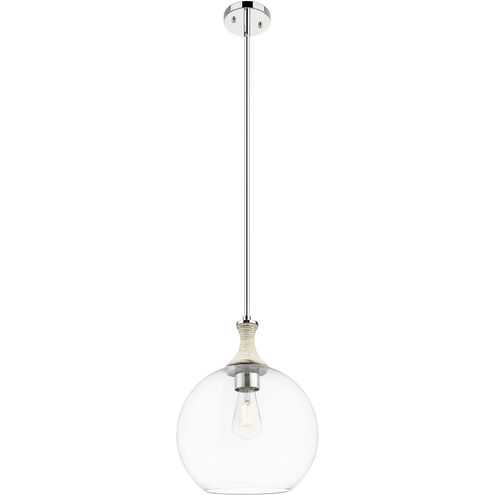 Downtown Urban Astor 1 Light 12 inch Polished Nickel Mini Pendant Ceiling Light