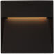 Casa LED 6.75 inch Black Exterior Wall/Step Lights