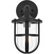Hugo 1 Light 11.5 inch Black Outdoor Wall Sconce