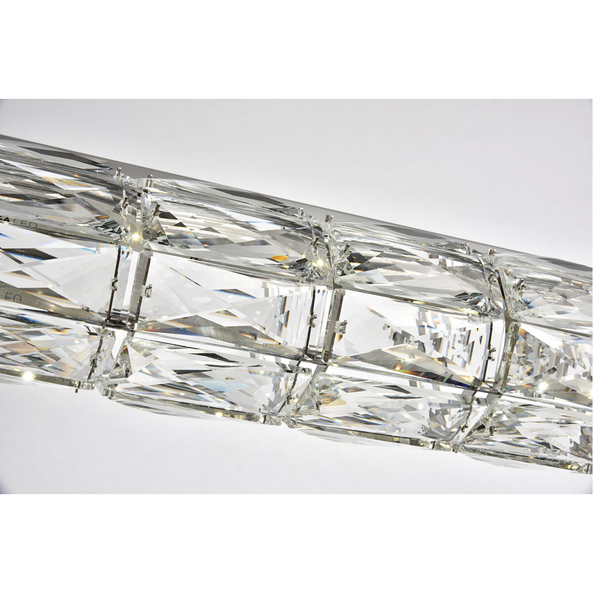 Valetta LED 43 inch Chrome Chandelier Ceiling Light