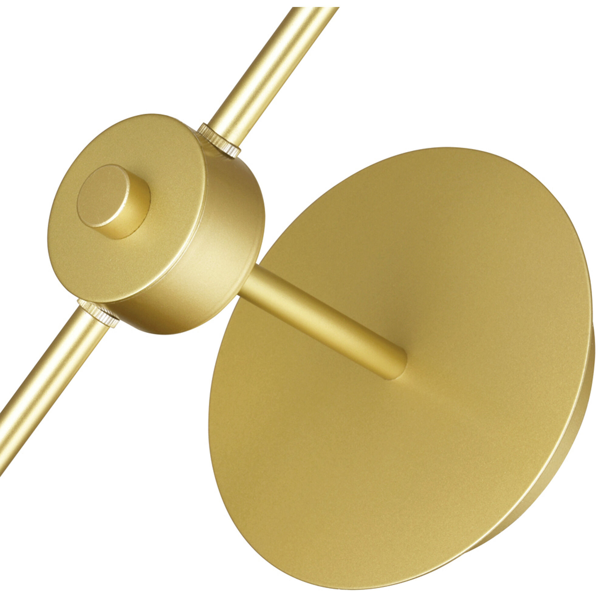 Da Vinci LED 10 inch Brass Wall Light